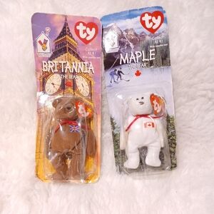 TY Vtg Collectible Maple and Britannia  McDonald's 1997 1996